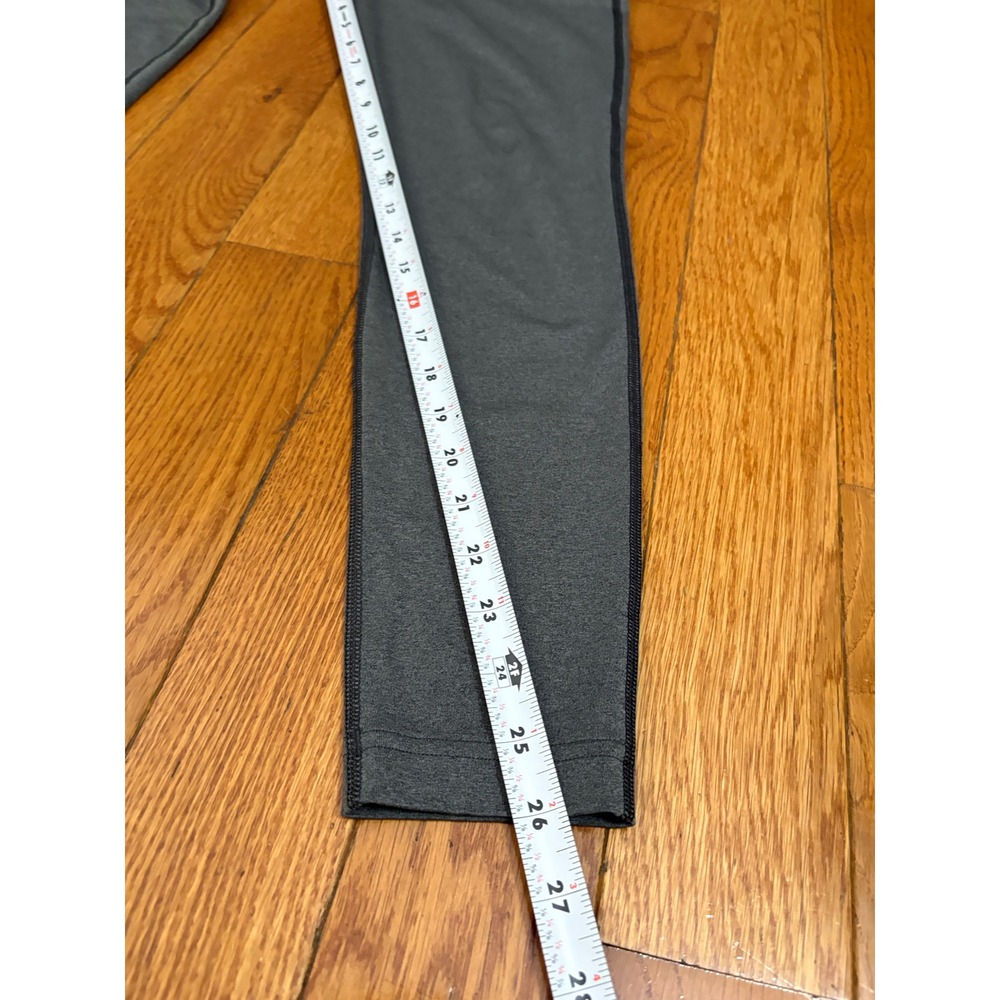 Under Armour Mens HeatGear Compression Leggings Charcoal Grey Heathered Tights M - Picture 5 of 6